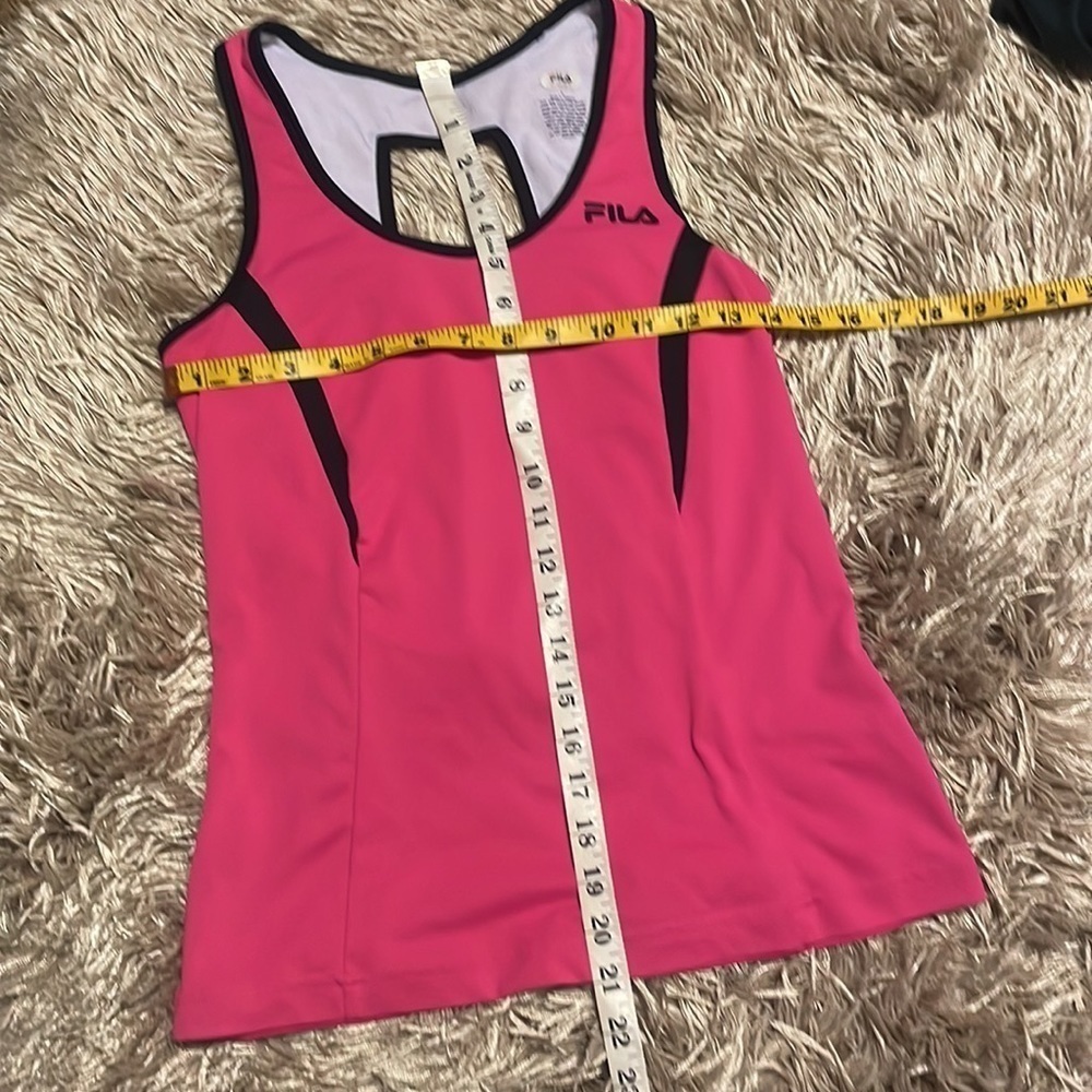 FILA Pink Fitted Tank Small - Picture 5 of 7